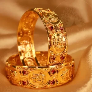 Ashtalekshmi Bangles - Premium Traditional Angle View 2