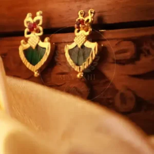 Authentic Kerala Palakka Stud Earrings
